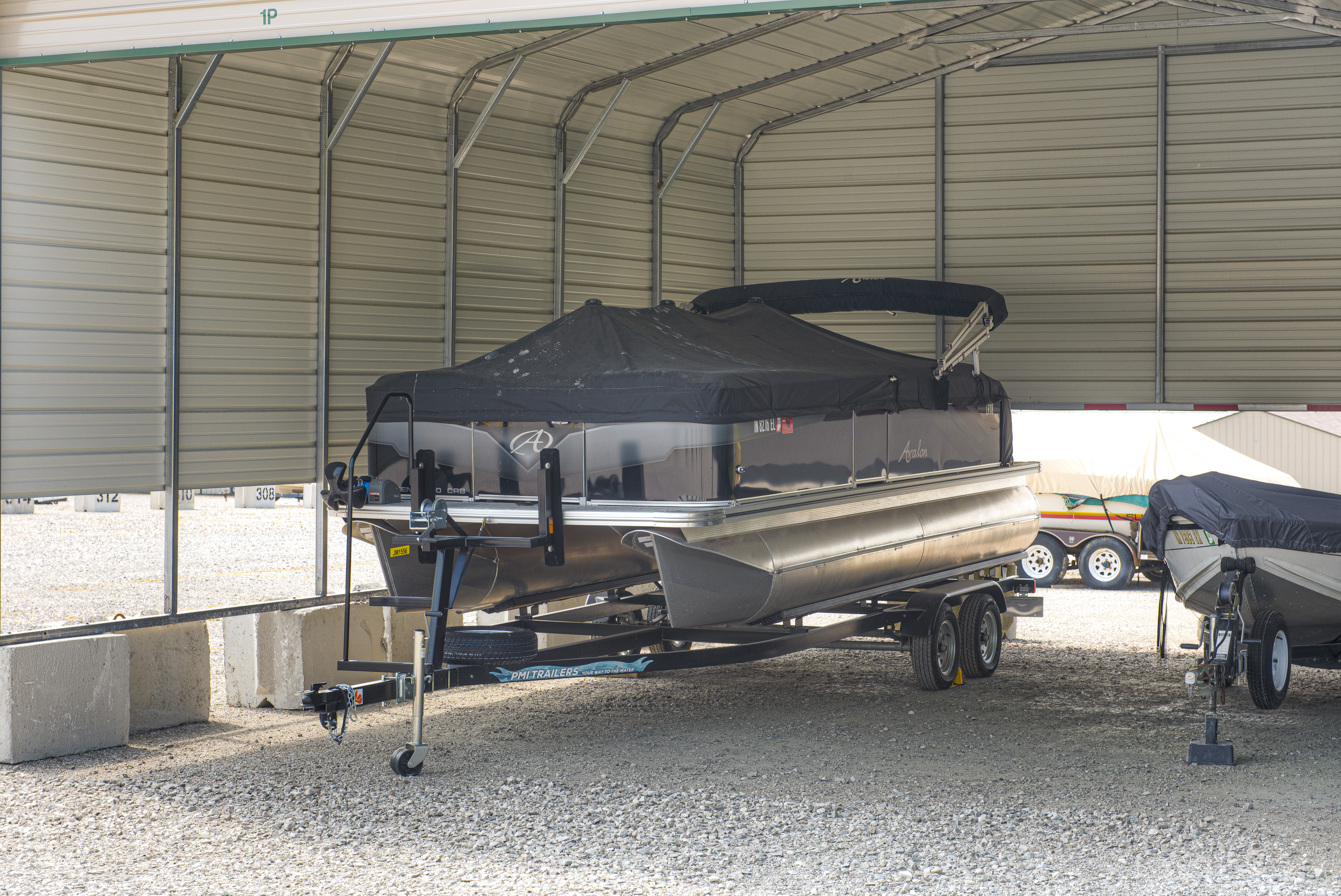 covered boat parking near Coatesville Indiana